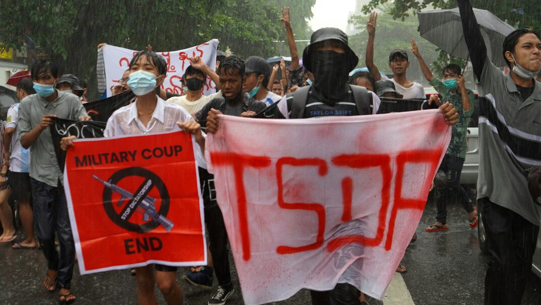 protest against corporation